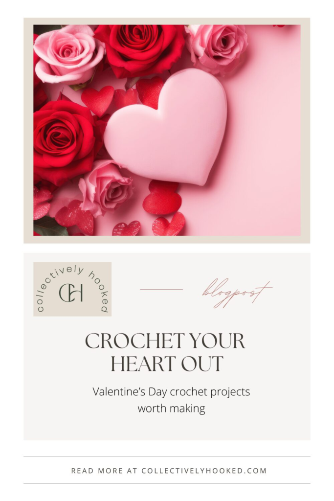 valentines day inspired hearts in shades of red and pink